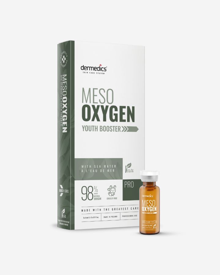 Dermedics Meso OXYGEN professional oxygen mesotherapy booster, 5 x 5 ml ampoules