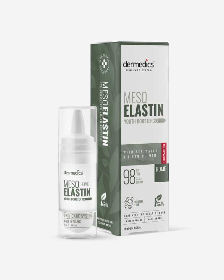 Dermedics Meso ELASTIN Home 18 ml sérum de mesoterapia em casa com elastina, com embalagem
