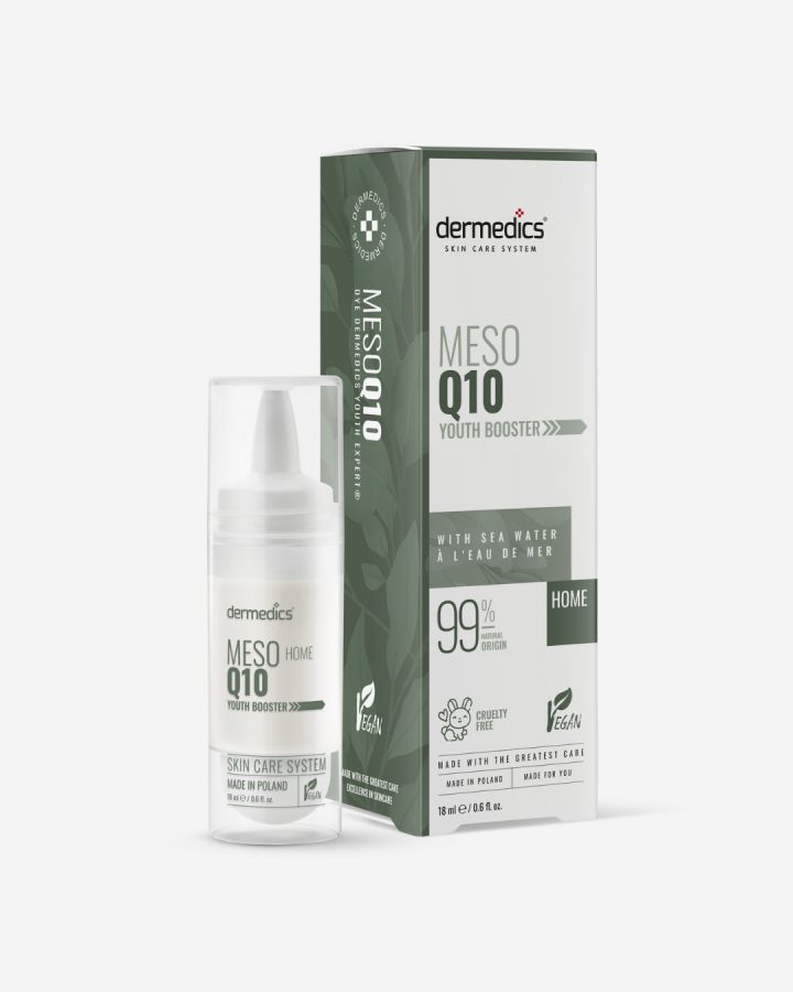 Dermedics Meso Q10 Home 18 ml sérum de mesoterapia em casa com coenzima Q10, com embalagem