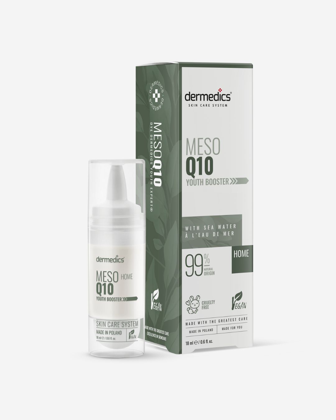 Dermedics Meso Q10 Home 18 ml sérum de mesoterapia en casa con coenzima Q10, con estuche