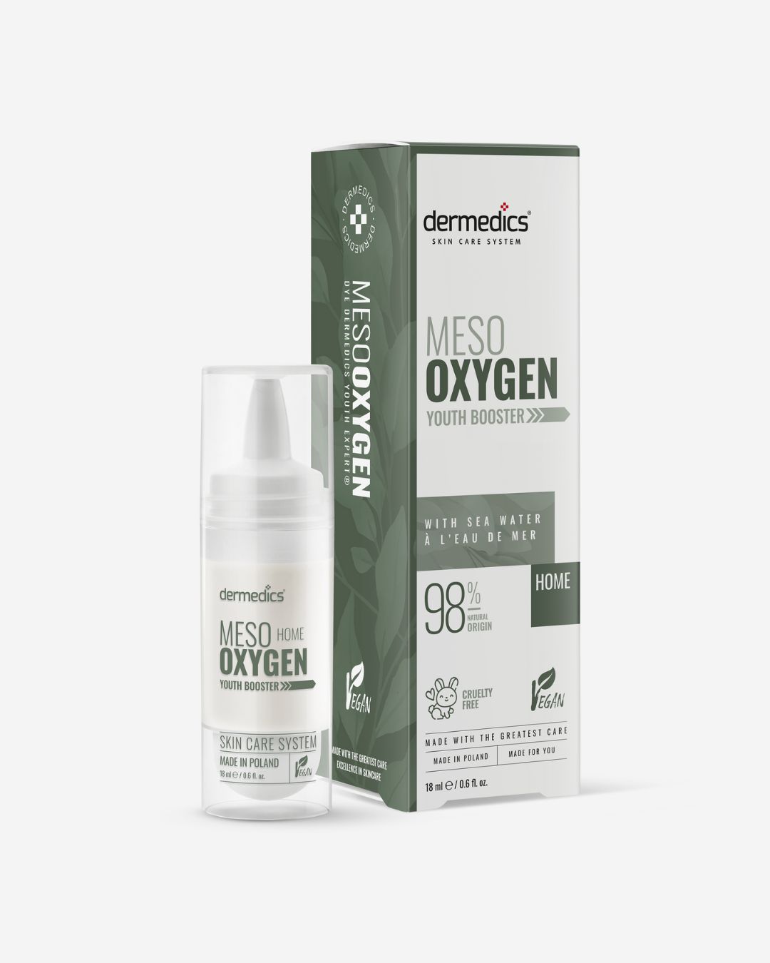 Dermedics Meso OXYGEN Home 18 ml sérum de mesoterapia en casa con oxígeno, con estuche