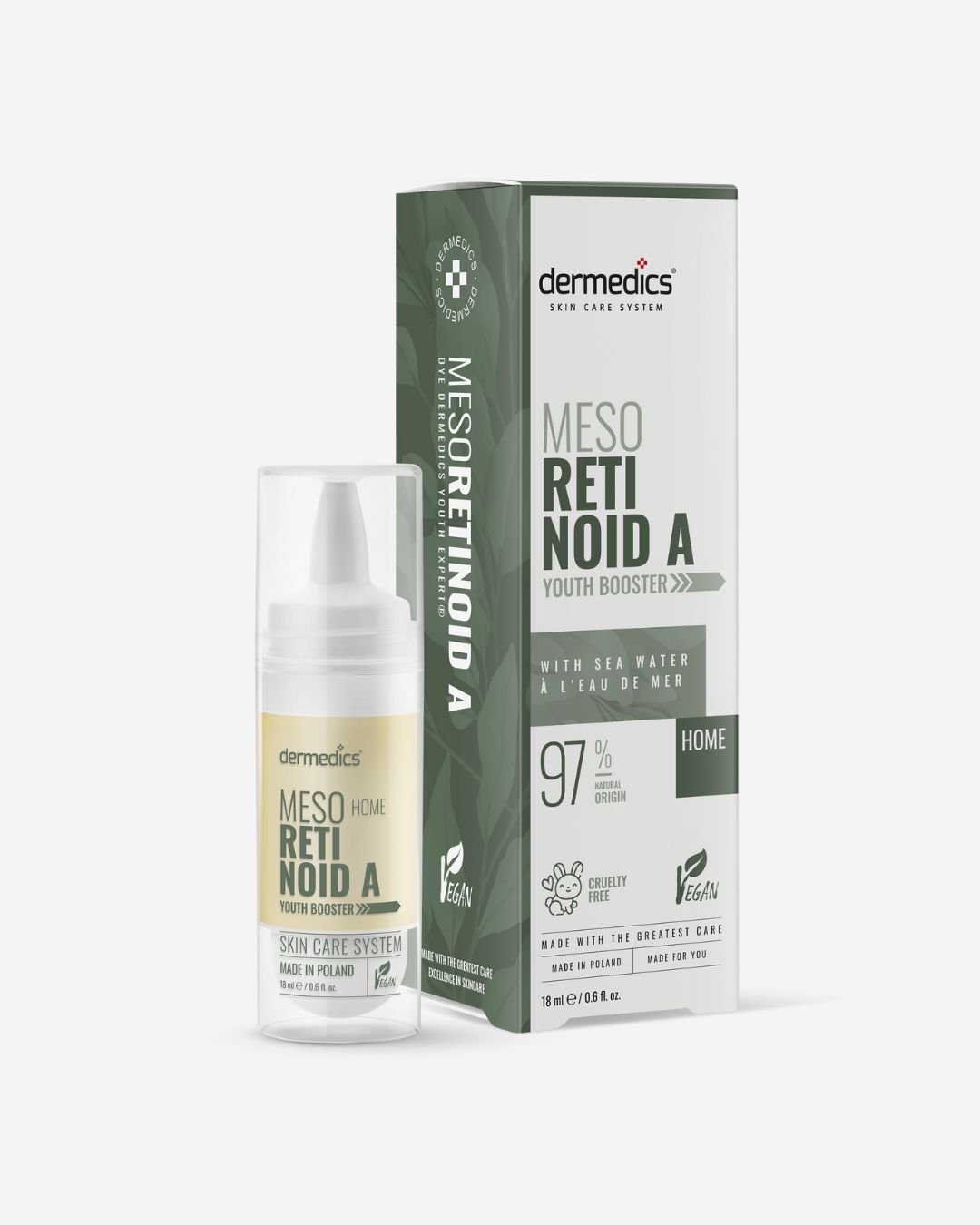 Dermedics Meso RETINOID A Home 18 ml sérum de mesoterapia en casa con retinoide, con estuche