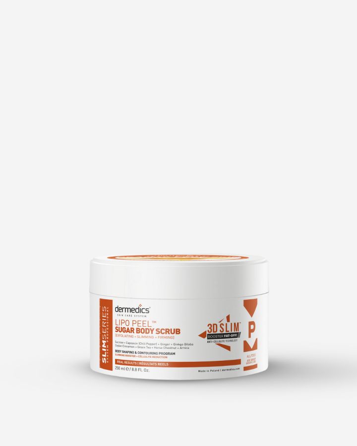 Dermedics LIPO Peel 250 ml exfoliante corporal anticelulítico de azúcar