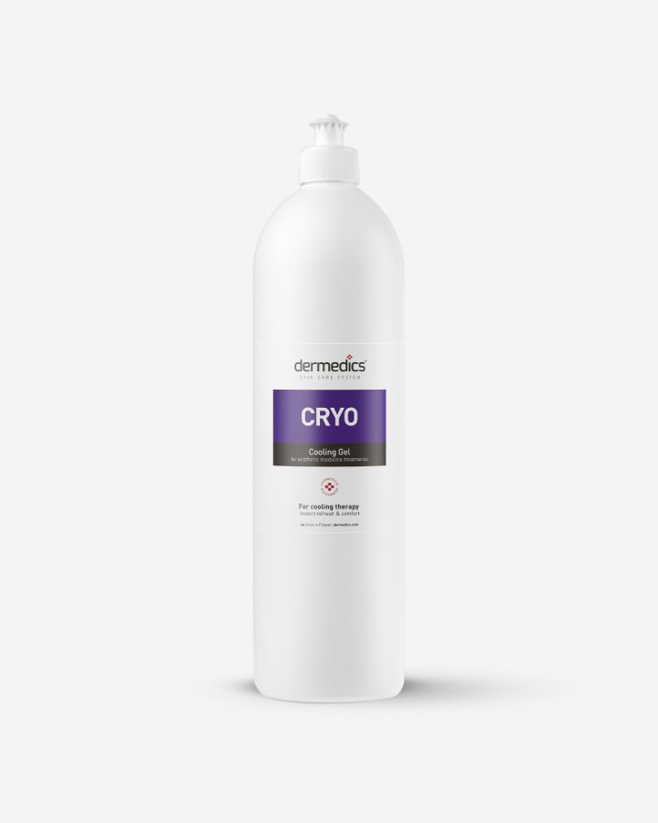 Dermedics CRYO gel frío 1000 ml, gel frío profesional para tratamientos estéticos