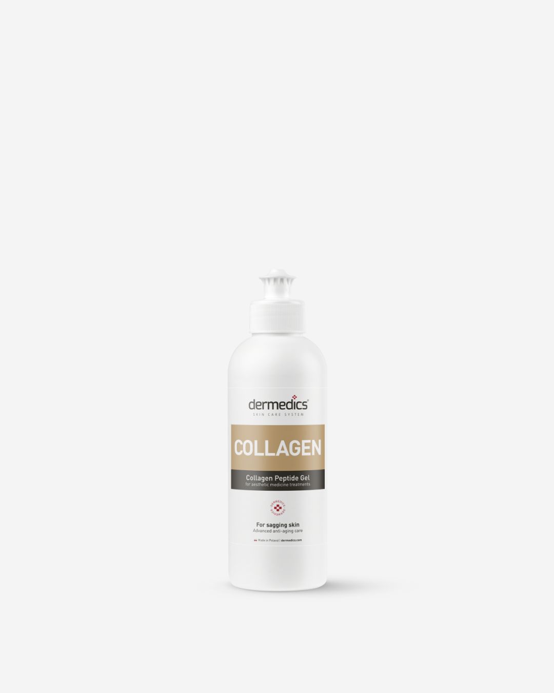 Dermedics COLLAGEN gel de péptidos de colágeno 250 ml, gel de tratamiento antiedad