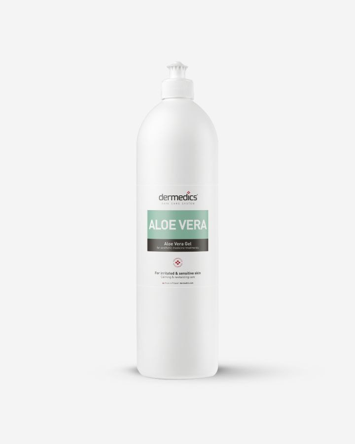 Dermedics ALOE VERA gel 1000 ml, gel de tratamiento profesional de aloe vera