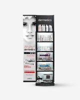Dermedics retail counter display – product image 1