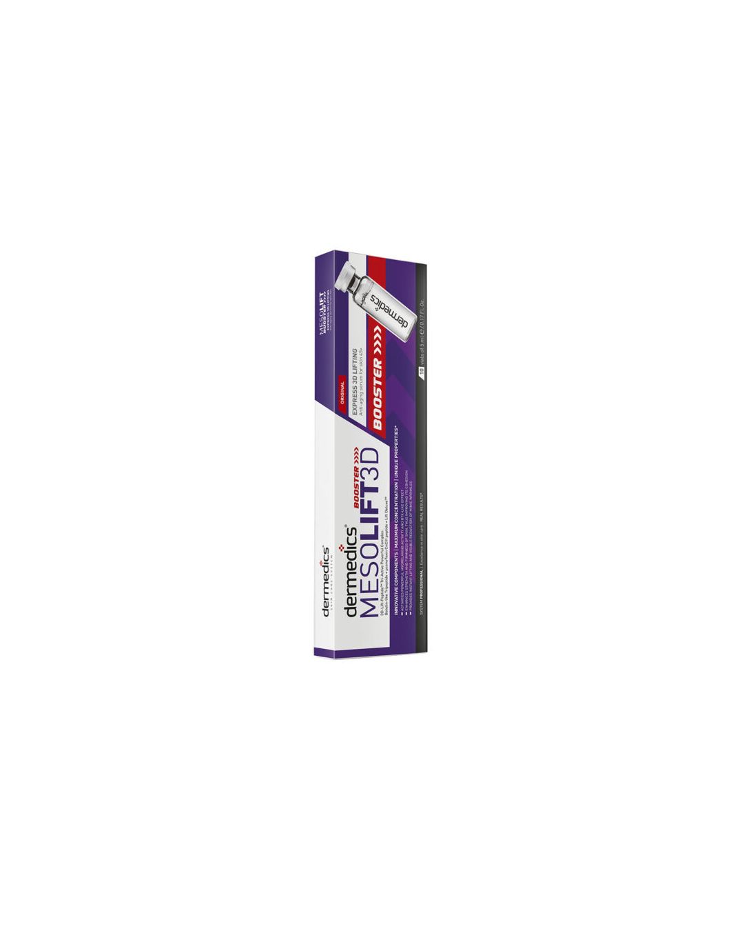 Dermedics Meso LIFT 3D Booster – box of 10 x 5 ml ampoules, express 3D lifting for advanced professional protocols
