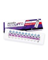 Meso LIFT 3D Booster box opened, showing the ten sealed 5 ml ampoules