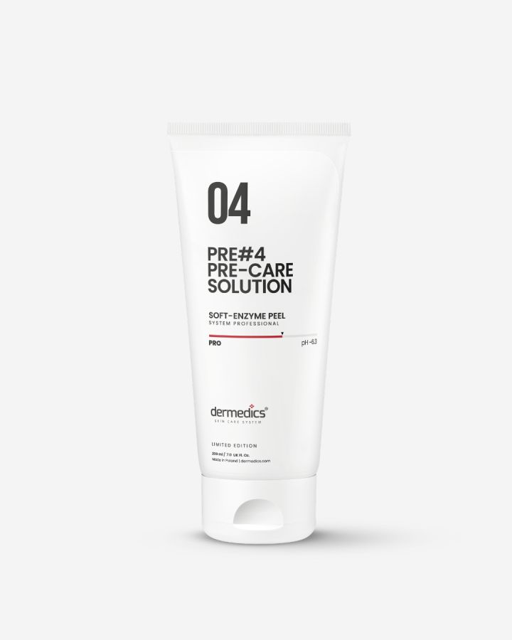 Dermedics Pre-Care #4 Soft-Enzyme Peel 200 ml, peeling enzimático profesional de papaya, pH ~6,3