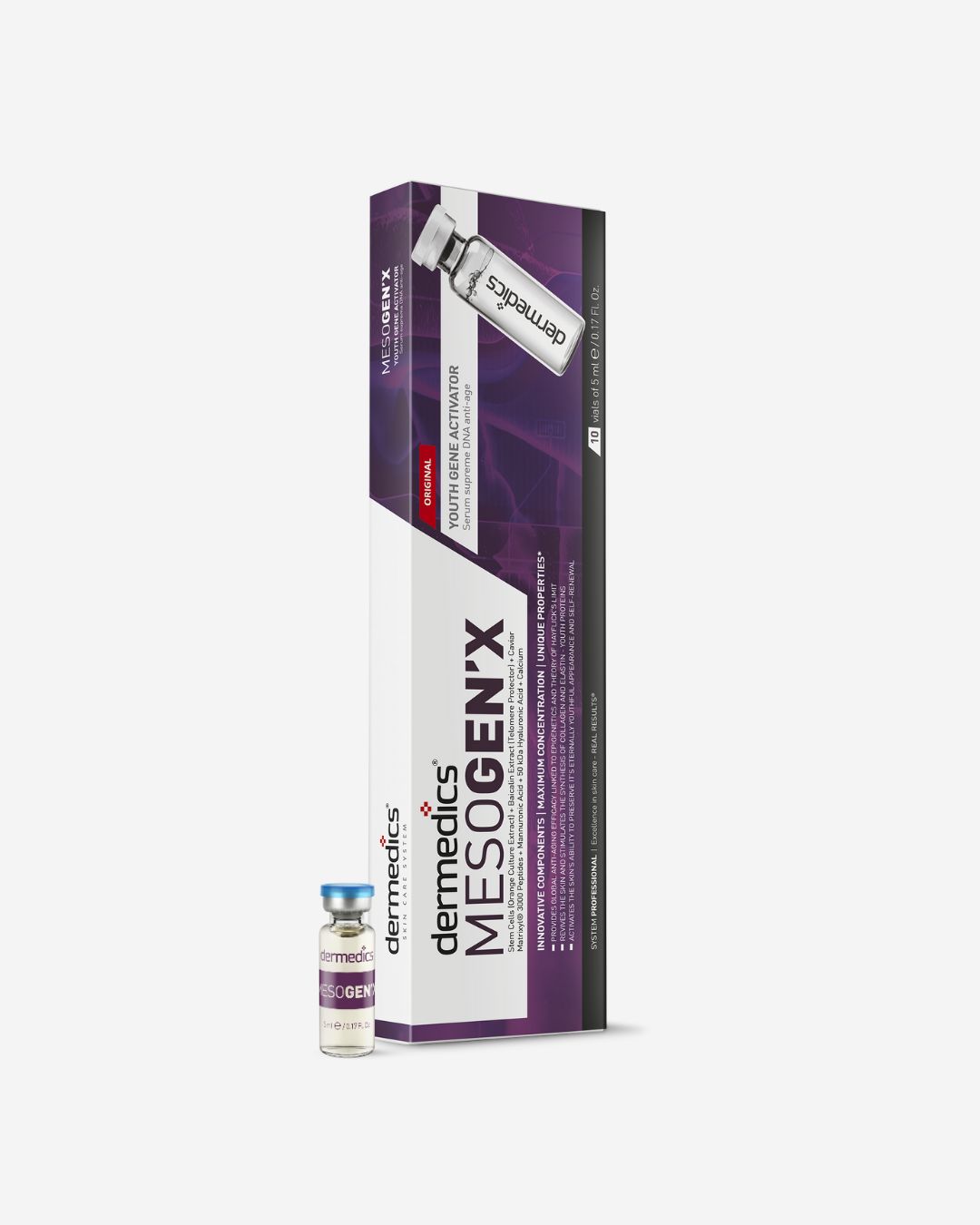 Dermedics Meso GEN’X sérum meso antiedad profesional, ampollas 10 x 5 ml
